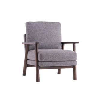 HomeUse-Wooden-Fabric-Upholstered-Accent-Arm-Chair-AC-1113