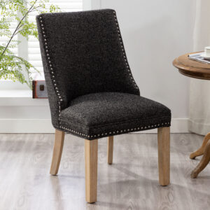 Traditional-wood-fabric-upholstered-side-dining-room-chair-DC-1180