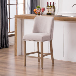 Wooden-Fabric-Upholstered-Counter-Bar-Chair-CT-1077