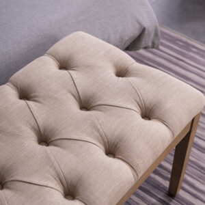 Wooden-Fabric-Upholstered-Modern-Tufted-Bench-BEN-7707