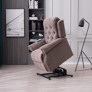 Wooden-&-Fabric-Upholstered-Power-Lift-Chair-#-8029