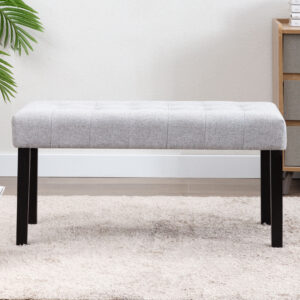 Wooden-Fabric-Upholstered-Traditional-Style-Promotion-Bench-BEN-5612