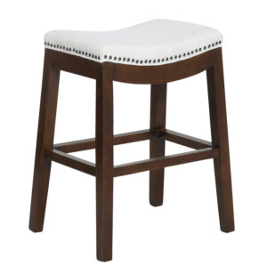 Manufacturer sourcing wooden stool with fabric upholstered CT 5613