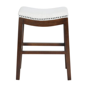 Manufacturer sourcing wooden stool with fabric upholstered CT 5613