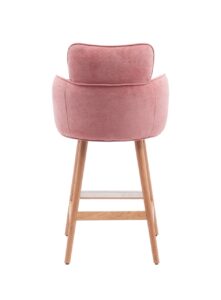 Modern style Wooden & Fabric upholstered counter Bar Chair CT 7007 SH66