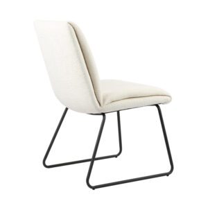 Fabric upholstered metal dining chair KDC1041