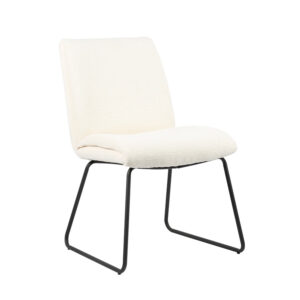 Fabric upholstered metal dining chair KDC1041