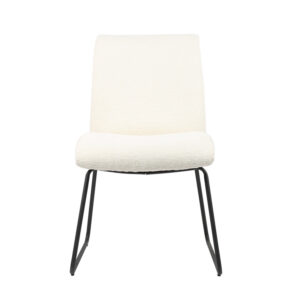 Fabric upholstered metal dining chair KDC1041