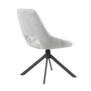 New design upholstered metal swivel dining chair KDC1049-1