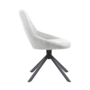 New design upholstered metal swivel dining chair KDC1049-1